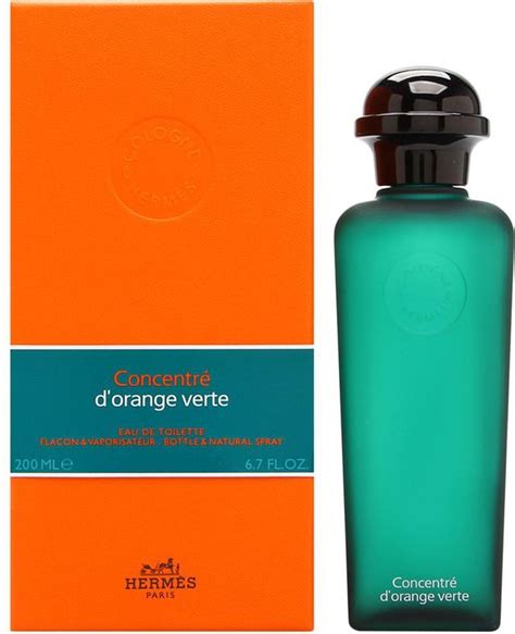 orange verte concentre hermes 200ml|Hermes orange verte bottle.